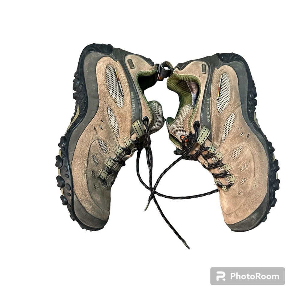 Merrell women’s hiking continuum boots, brown, size 8